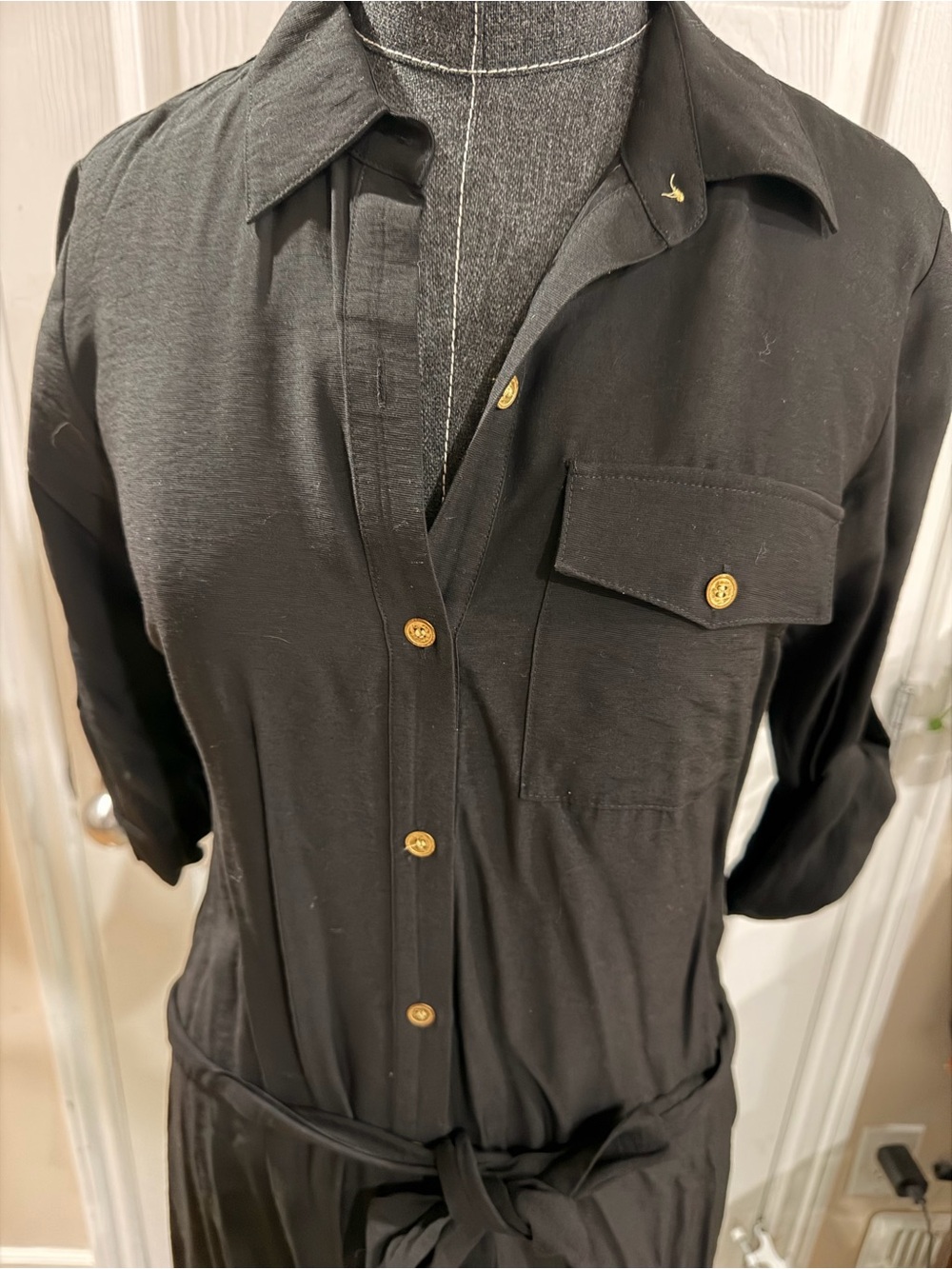 RACHEL Rachel Roy Black Dress Top